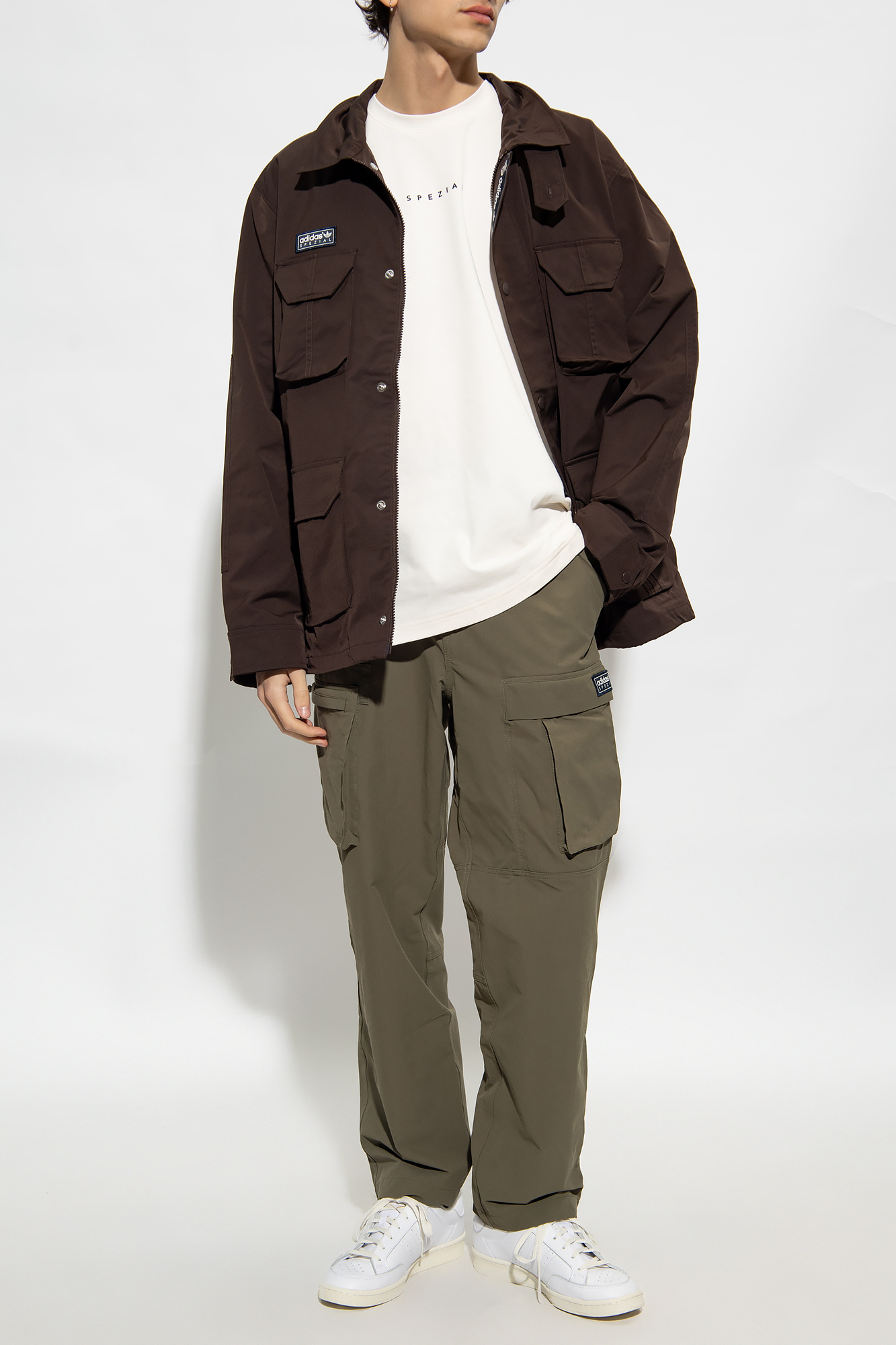 Brown 'Spezial' collection jacket ADIDAS Originals - Vitkac Canada